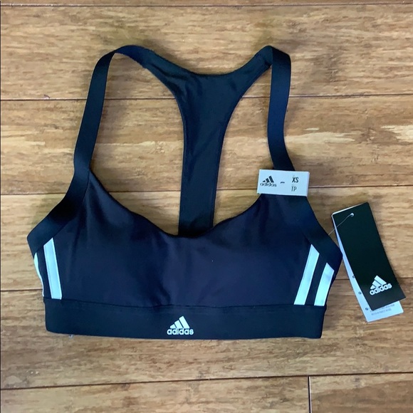 adidas Other - ☀️ 3/$36 or 2/$30  NEW ADIDAS High Support Climacool Black sz XS